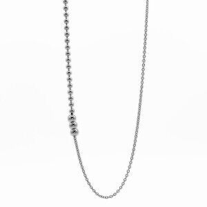Tiffany Co Mixed Beads Silver Necklace